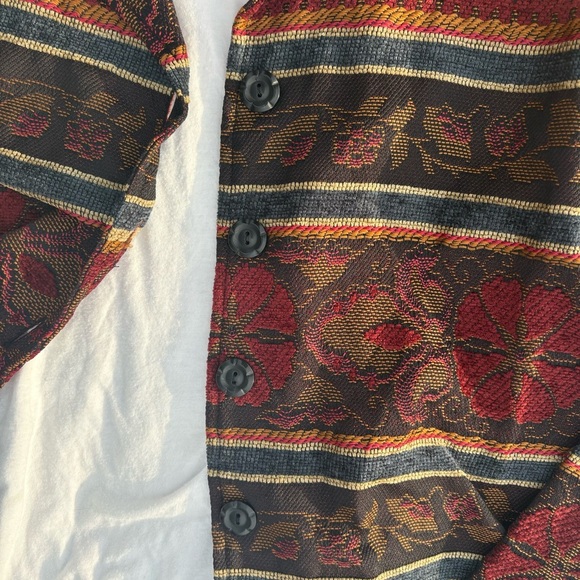 Vintage Southwest Jacket | Tapestry Button-Up | Size M - Picture 7 of 11